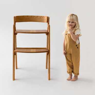 Adjustable Wooden Counter Height Chair for Toddlers – Oregon Pine (W2)