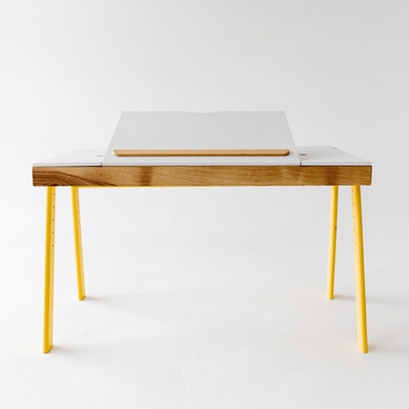 Adjustable Growing Desk XL (Painted with Tinted Desk Frame)