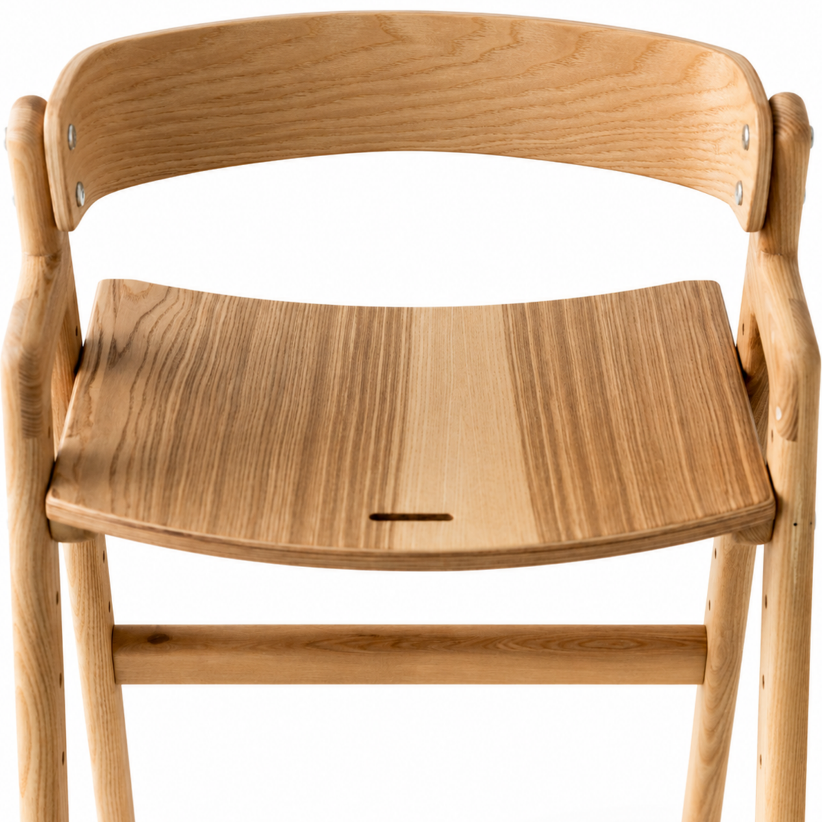 Adjustable Wooden Counter Height Chair for Toddlers –  Natural Color (W1)