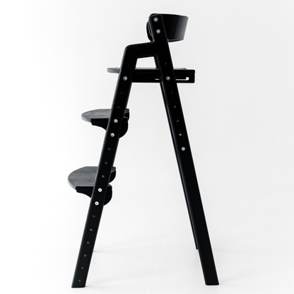 Adjustable Wooden Counter Height Chair for Toddlers XL – Black