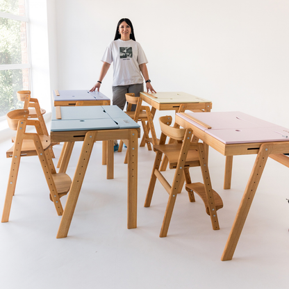 Adjustable Growing Desk (Tinted with Painted Desktop)