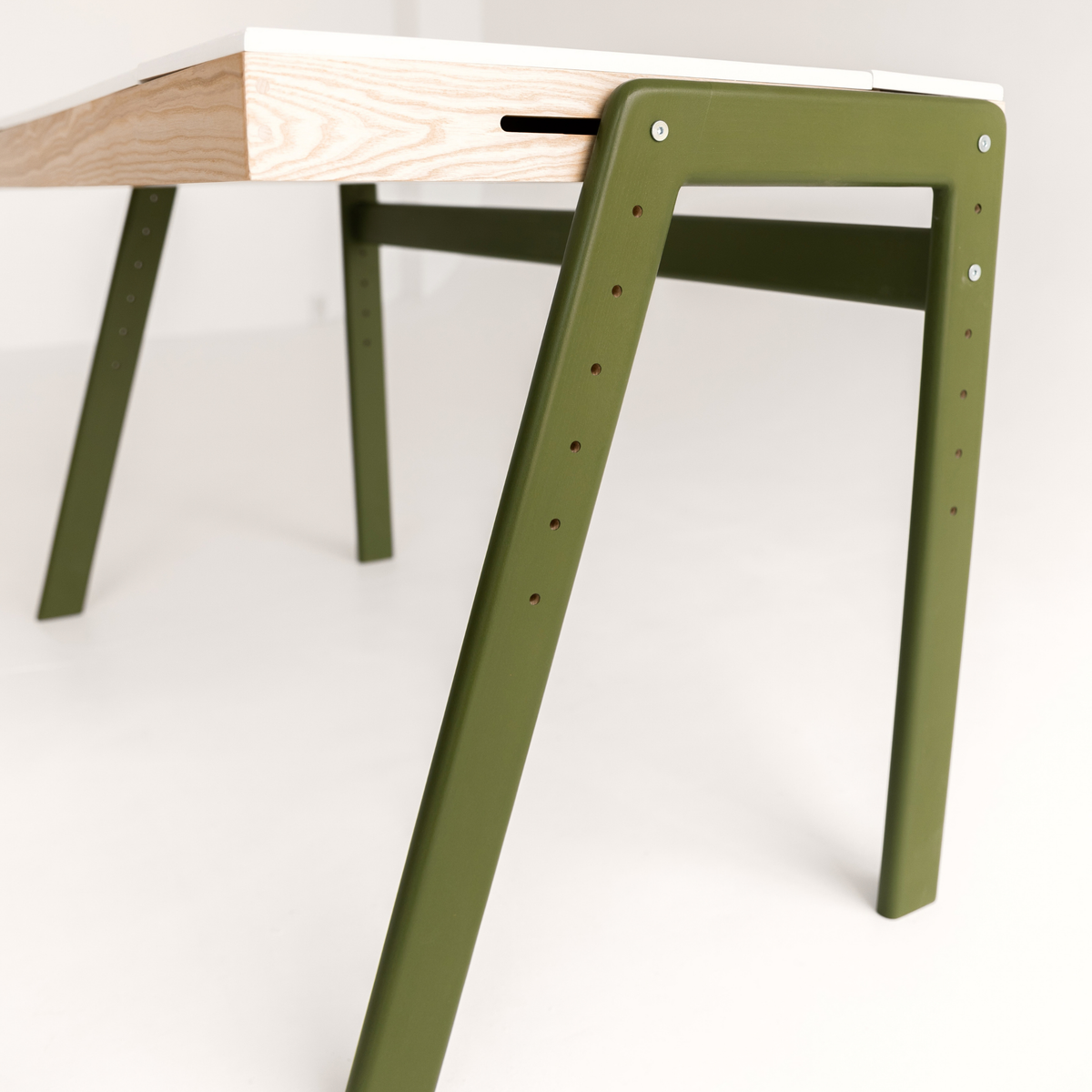 Adjustable Growing Desk XL (Painted with Tinted  Desk Frame)