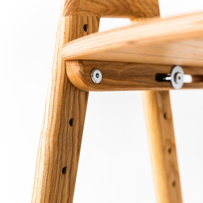 Adjustable Wooden Counter Height Chair for Toddlers XL – Oregon Pine (W2)