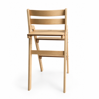 Adjustable Wooden Counter Height Chair for Toddlers XL V2 – Natural Color (W1)