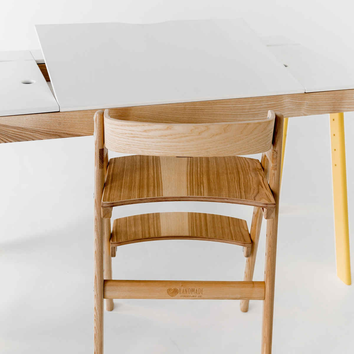 Adjustable Growing Desk XL (Painted with Tinted  Desk Frame)