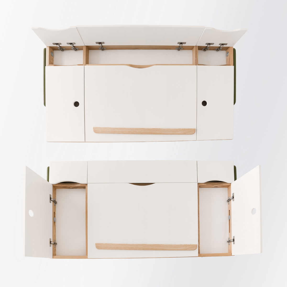 Adjustable Growing Desk XL (Painted with Tinted  Desk Frame)